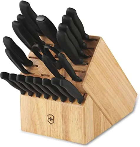 Vista 4 de Victorinox Fibrox Pro Juego de Cuchillería de 7 Piezas con Bloque