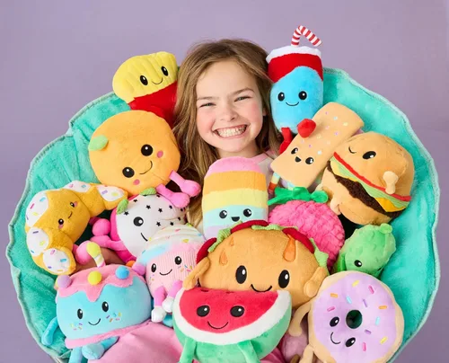 Vista 7 de iscream Screamsicles Kawaii Sweets - Peluche de 8 pulgadas, pastel de cumpleaños