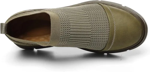 Vista 3 de Zapatos Oxford para hombre, zapatos de vestir ligeros para hombre, zapatos casuales de negocios, zapatos de moda de punto, zapatos de malla