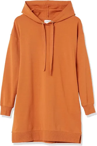 Vista 6 de The Drop Vestido mini Iona tipo sudadera holgado de manga larga con capucha para mujer