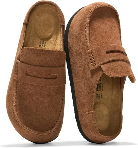 Vista 20 de Project Cloud Zuecos tipo mocasín de cuero 100% genuino para mujer Negro - Carline