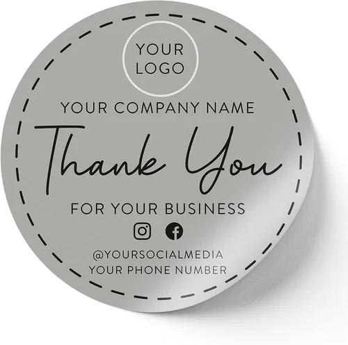 Vista 58 de Calcomanías de vinilo personalizadas con tu imagen, texto, diseño y logotipo. Etiquetas comerciales personalizadas impermeables para embalaje