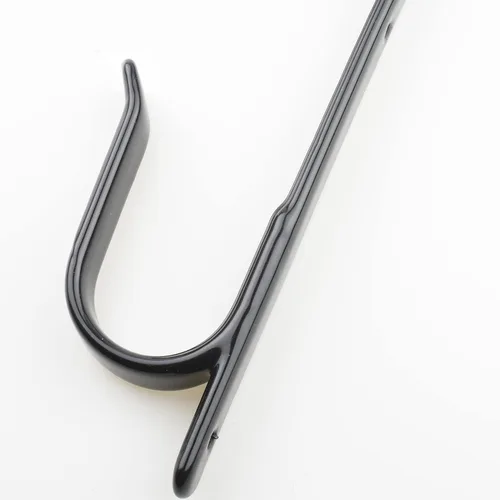Vista 8 de Soportes para pistola – Soporte de pared para pistola – Ganchos para pistola de caza de rifles – 2 ganchos en J de metal recubierto de PVC