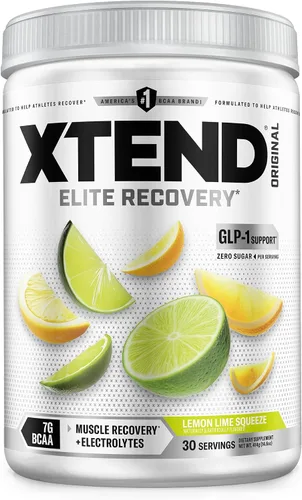 Vista 8 de Xtend Polvo Original BCAA, 7g de BCAAs y 2.5g de L-Glutamina para la Recuperación Muscular, Hidratación y Músculo Delgado, Bebida Sin Azúcar