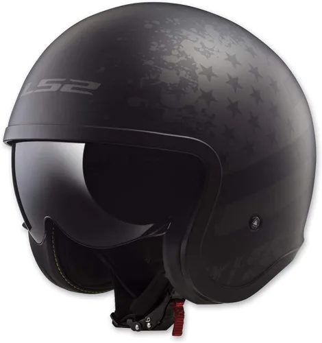 Vista 7 de Casco de moto de cara abierta Spitfire de LS2