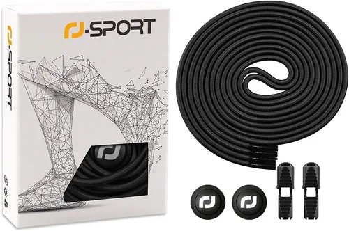Vista 6 de RJ-Sport - Cordones elásticos para zapatos, resistentes, para niños y adultos, sin anudar, con cierre fuerte, cordones de velocidad