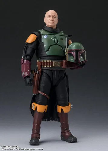 Vista 4 de S.H. Figuarts Boba Fett (Star Wars: El libro de Boba Fett) Aprox. 6.1 pulgadas (6.102 in), AVS, PVC y tela, figura de acción prepintada