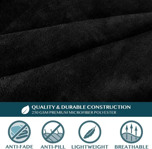 Vista 7 de PAVILIA Manta con Mangas para Adultos Mujeres Hombres, Manta Suave y Cálida Usable de Vellón Envolvente Tipo Throw, Manta Bata Regalo