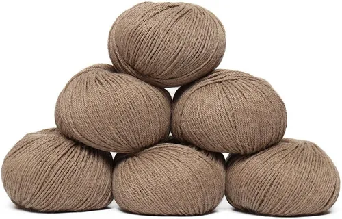 Vista 56 de Juego de 6 madejas de 100% lana de alpaca bebé (10.58 oz) de peso DK, fabricadas en Perú, celestial suave y perfecto para tejer y hacer ganchillo