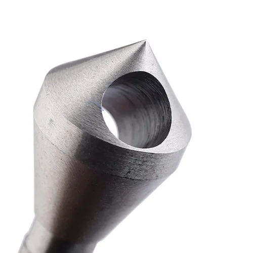 Vista 2 de LLBB Broca avellanadora de cobalto, taladro avellanador con agujero, juego de 4 brocas de chaflán de desbarbado para madera, metal, plástico