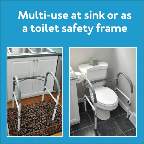 Vista 2 de Carex Health Brands, pasamanos de seguridad para cuarto de baño