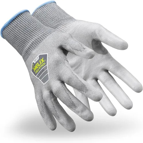 Vista 15 de HexArmor Guantes de trabajo de punto de palma de poliuretano con protección contra impactos resistentes a cortes Helix® Core 3012 3012