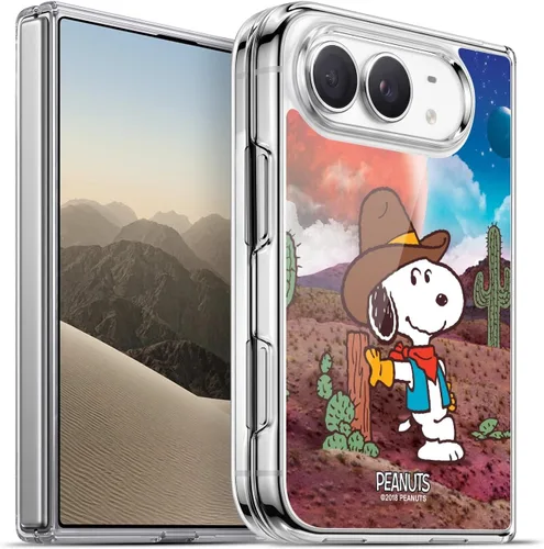 Vista 101 de Head Case Designs Funda de gel con licencia oficial de Peanuts Nebula Cactus Needles Snoopy Space Cowboy [protección de grado militar] compatible