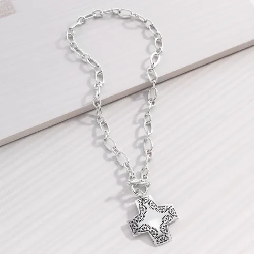 Vista 6 de Silpada 'Cross Pendant' in Sterling Silver