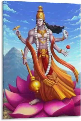 Vista 31 de Póster artístico con texto en inglés «Lord Shiva And His Family» («Lord Shiva And His Family») - Póster decorativo moderno para decorar la pared