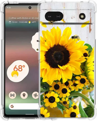 Vista 10 de Pixel 6a - Funda protectora de poliuretano termoplástico (TPU) resistente a los arañazos y a prueba de golpes para Google Pixel 6a