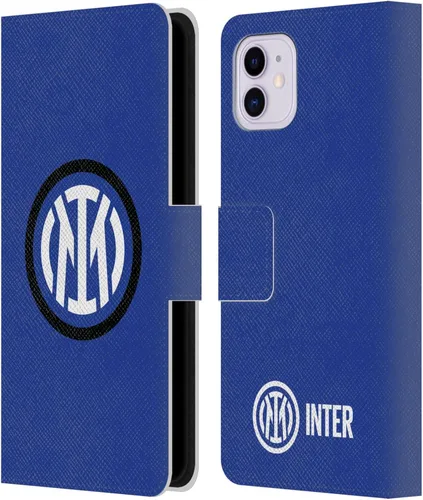 Vista 89 de Head Case Designs Funda de piel con licencia oficial de la bandera del Inter de Milán compatible con Apple iPhone 11