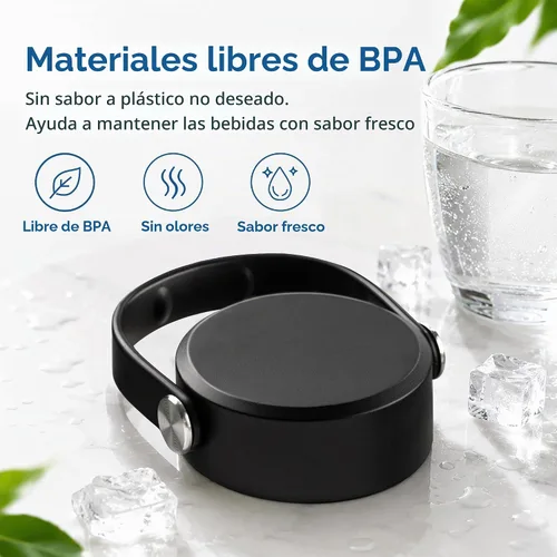 Vista 8 de Tapa para Hydro Flask de 12 16 18 20 32 40 64oz Boca Ancha, Tapa de repuesto para Thermoflask, Iron Flask, Takeya y más Botellas de Boca Ancha de 1