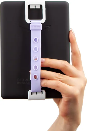 Vista 18 de WiLLBee CLIPON - Correa de silicona suave doble para Kindle, soporte de mano compatible con Kindle Paperwhite (6.8 pulgadas) / Kindle Fire 7