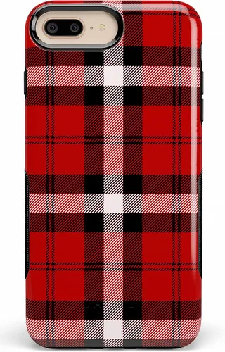 Vista 14 de Casely Funda para iPhone 6/7/8 Plus Funda con estampado de festival (solo buenas vibraciones)