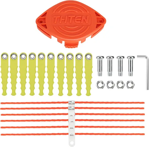 Vista 8 de THTEN AF-100 - Cuchillas de repuesto para recortadoras de césped compatibles con Black & Decker GH600, GH610, GH900, GH912, paquete de 18