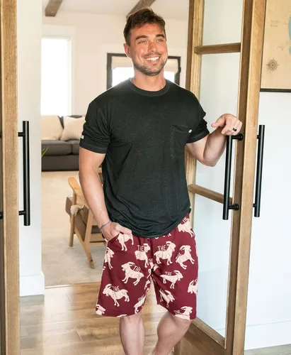 Vista 35 de Lazy One - Pantalones cortos de pijama para hombre, ropa de dormir