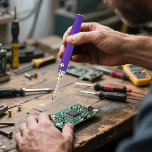Vista 3 de Portable Cordless Soldering Iron, Usb Recharge, 3 Heads, Solder Wire, 1100Mah Battery, 510 Interface, Quick Heating