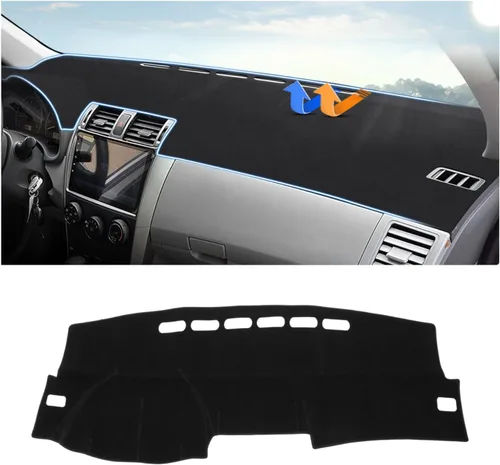 Vista 57 de Autorder Cubierta de salpicadero para Hyundai Sonata 2009 2010 Accesorios Dash Cover Upgrade Flannel Dash Mat Parasol Protector de rayos UV