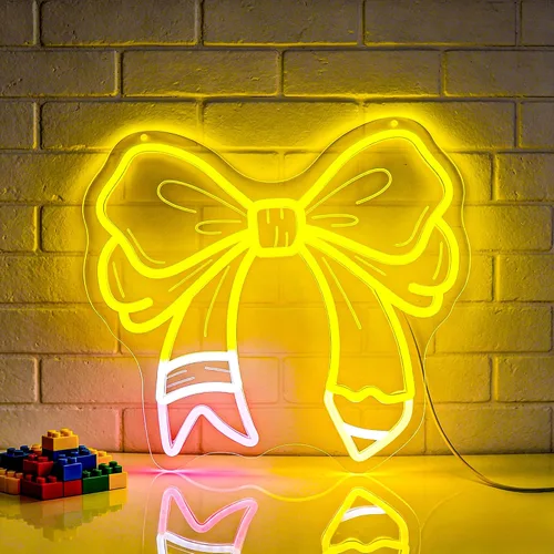 Vista 11 de Letrero de neón de maquillaje con luces LED de neón para decoración de pared, letrero iluminado para salón de belleza, fiesta de cumpleaños, club
