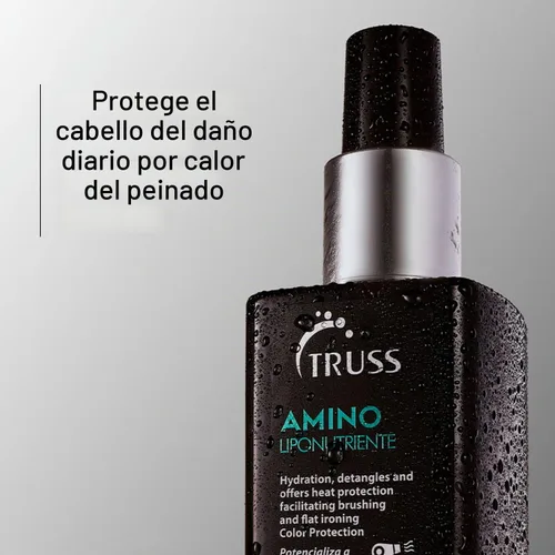 Vista 4 de TRUSS Amino Spray de Protección Térmica para el Cabello - Spray Capilar Antiencrespamiento Sin Enjuague - Infusionado con Aceites Esenciales