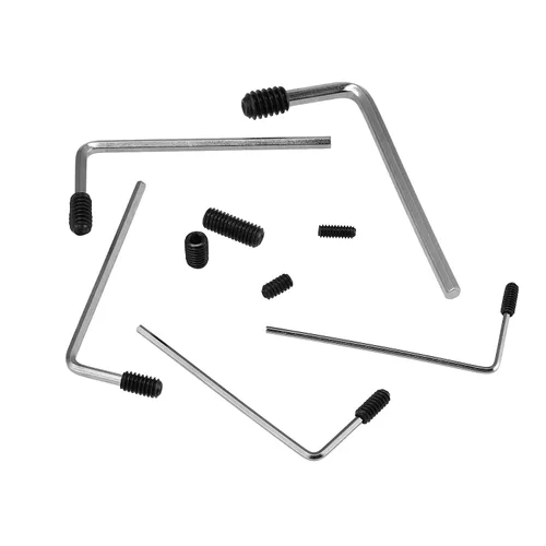 Vista 6 de 440 piezas de 22 tamaños, 4#-40 a 1/4 "-20 estándar SAE Allen cabeza hexagonal Tornillos de cabeza hexagonal, juego de tornillos hexagonales