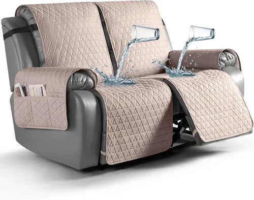 Vista 32 de TAOCOCO Funda reclinable 100% impermeable, antideslizante, lavable, con correas elásticas para las piernas, protector de muebles para perros