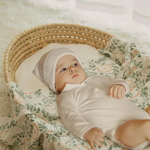 Vista 9 de Gllquen Baby Mantas Envolventes de Muselina Paquete de 4 Mantas Receptoras Transpirables (35" x 40") Mantas Suaves para Bebés para Niñas y Niños