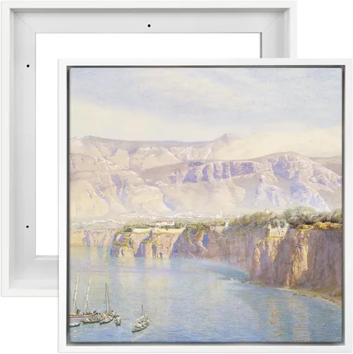Vista 18 de Marco flotante para pintura en lienzo de 5 x 7 pulgadas con 0.6 a 0.8" de profundidad, paquete de 3 marcos flotantes para impresiones en lienzo