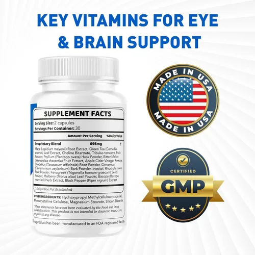 Vista 3 de Sight Flow - Cápsulas para ojos de fórmula avanzada, suplemento oficial de SightFlow Pills de apoyo premium, todos los ingredientes naturales