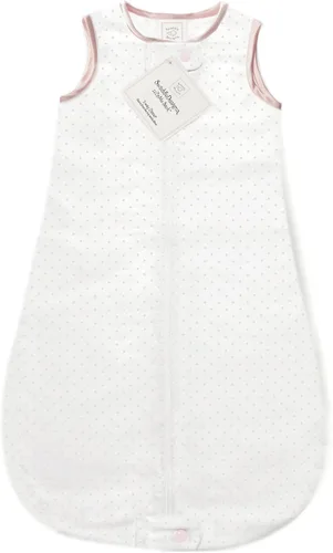 Vista 11 de SwaddleDesigns Saco de dormir de franela de algodón, manta sin mangas con cremallera de 2 vías, fabricado en Estados Unidos