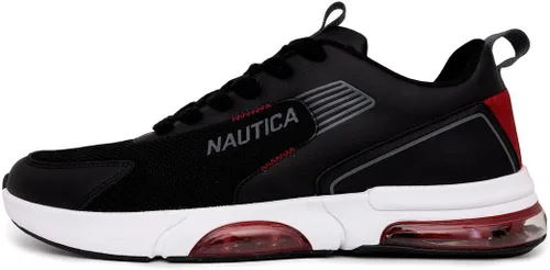 Vista 2 de Nautica Neptune 2 - Tenis deportivos para hombre con cordones y burbujas de aire, ligeros, transpirables y cómodos para correr, trotar y uso casual