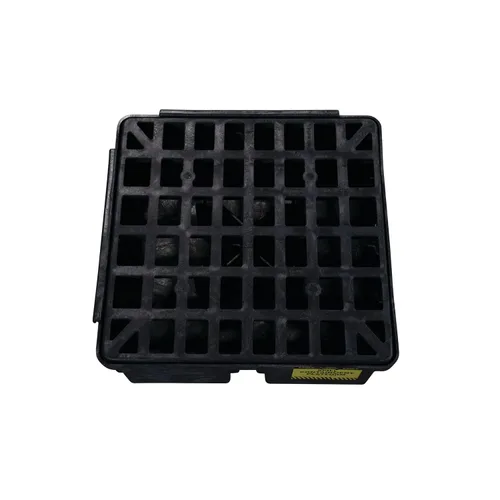 Vista 5 de Eagle Plataforma modular para derrames de un tambor, 26.25"x26"x6.5", sumidero de 15 galones, bandeja de contención de capacidad de carga de 2,000