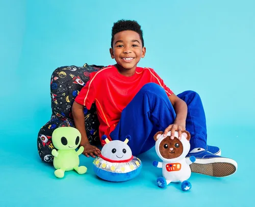 Vista 4 de iscream Screamsicles Out of This World Friends - Peluche de 8 pulgadas, astronauta