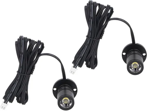 Vista 4 de Garosa Mini proyector regulable USB 5V luz artística mini LED luces de acento proyector de armario 1 a 2 luces de punto para porche, vitrinas