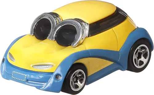 Vista 3 de Hot Wheels Caracteres Cars Minions El ascenso de Gru Bob Escala 1:64 Vehículo DieCast 4/6