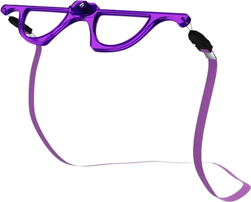 Vista 13 de Eyekepper Lupa de mano gafas de lectura plegables Metalless Lectores sin tornillos con correa para el cuello - Negro +0.50
