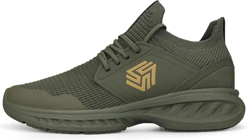 Vista 7 de Giniros Mens Running Shoes Slip On Walking Shoes Non Slip Work Shoes Comfy Breathable Lightweight Fashion Tennis Gym Sneakers