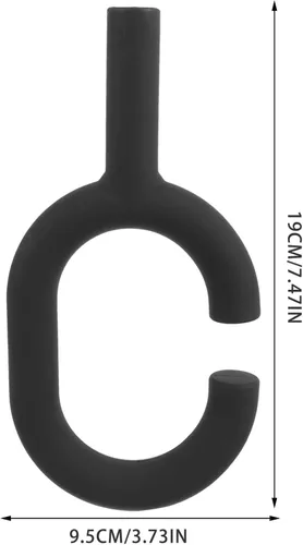 Vista 2 de GANAZONO Mango de repuesto para paraguas plegable compacto, resistente a los rayos UV, agarre en forma de C, fácil de instalar, ajuste universal