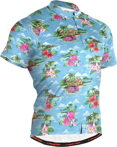Vista 41 de Camiseta de ciclismo de manga corta para hombre Multi-Color 1