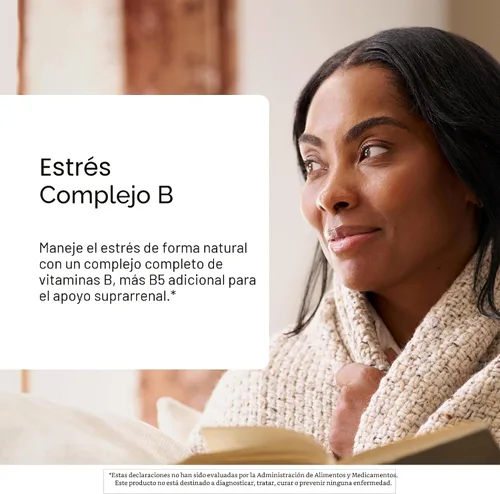 Vista 3 de THORNE - Complejo B para el estrés - Vitaminas B2, B6, B12 y folato en formas altamente absorbibles y activas - Vitamina B5 extra para apoyo