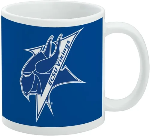 Vista 129 de Taza de cerámica con el logotipo principal de la Universidad Rider, taza de regalo novedosa para café, té y bebidas calientes, 11oz, blanca