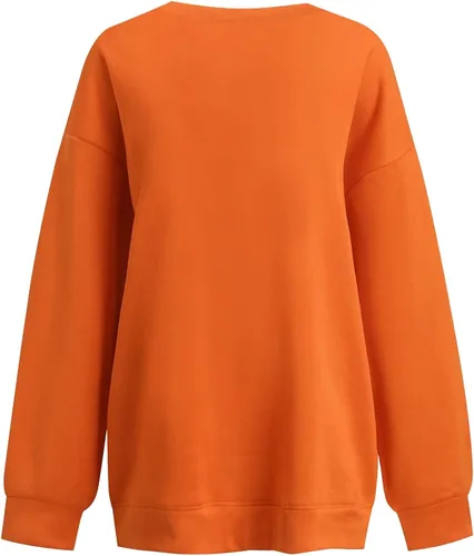 Vista 5 de Disfraz de mujer casual de moda con estampado de Halloween de manga larga con cuello redondo