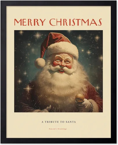 Vista 75 de Poster Master A Holly Jolly - Póster navideño, arte de invierno, diseño de pared moderno, regalo para hombres y mujeres, gran decoración para sala