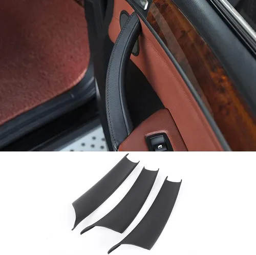 Vista 8 de TKREENO Cubierta de manija de puerta de automóvil para BMW X5 X6 E70 E71 2007-2013 manijas de puerta interior accesorios de decoración
